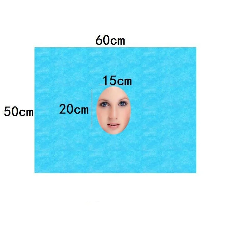 Disposable Mask Blue - 50pcs Disposable Surgical Drapes Hole Cover