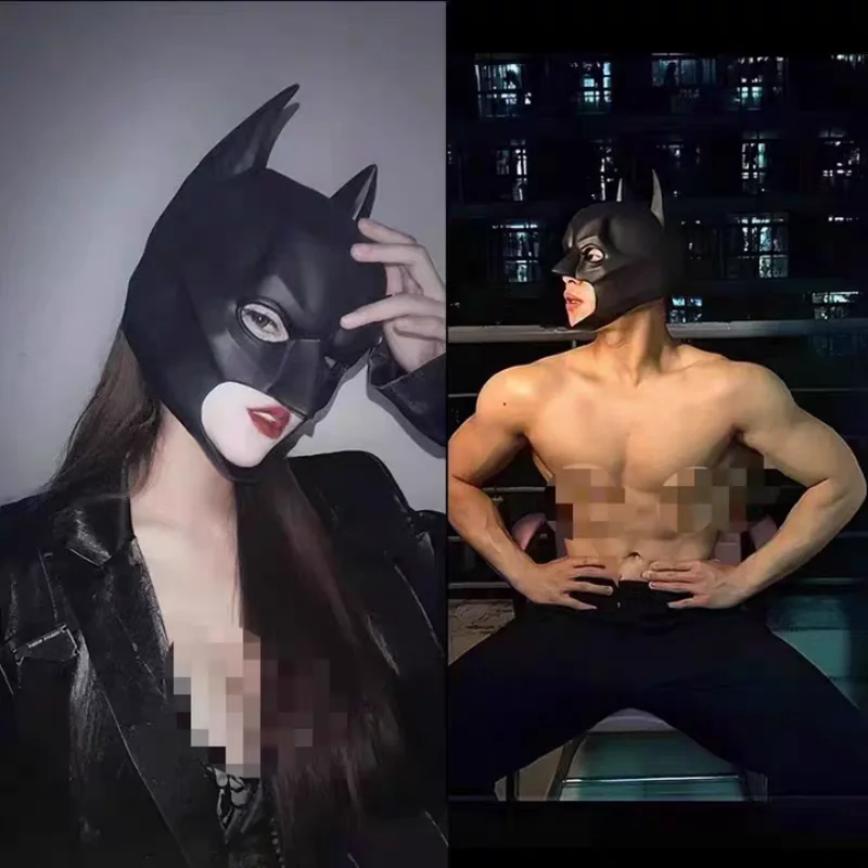 Halloween Black Bat Mask Super - Respirator Half Face ulasan dan harga