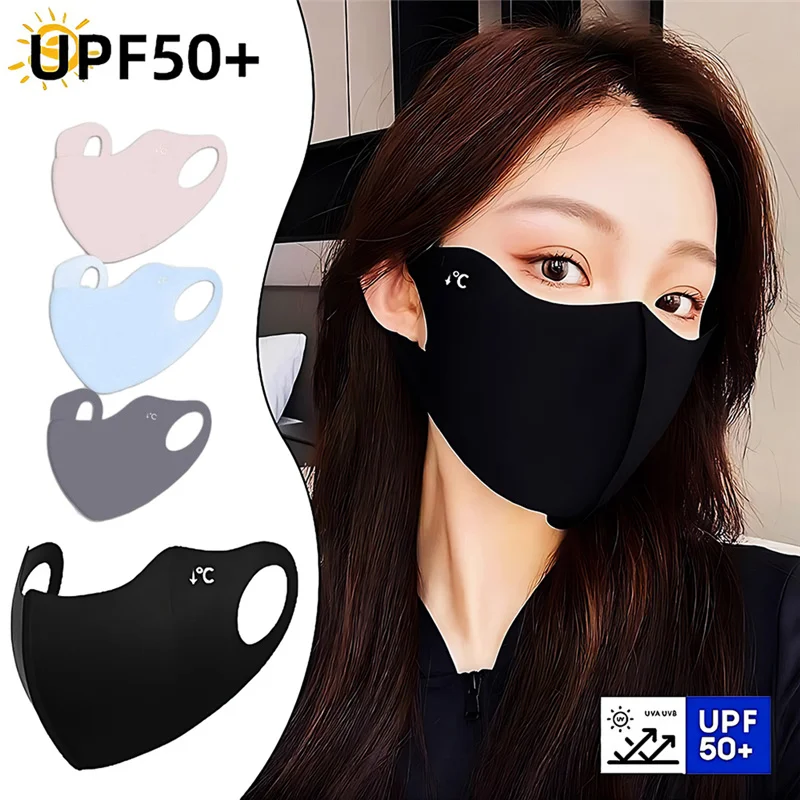 1PC Summer Sunscreen Face Mask - Cloth Face Mask Washable ulasan dan harga