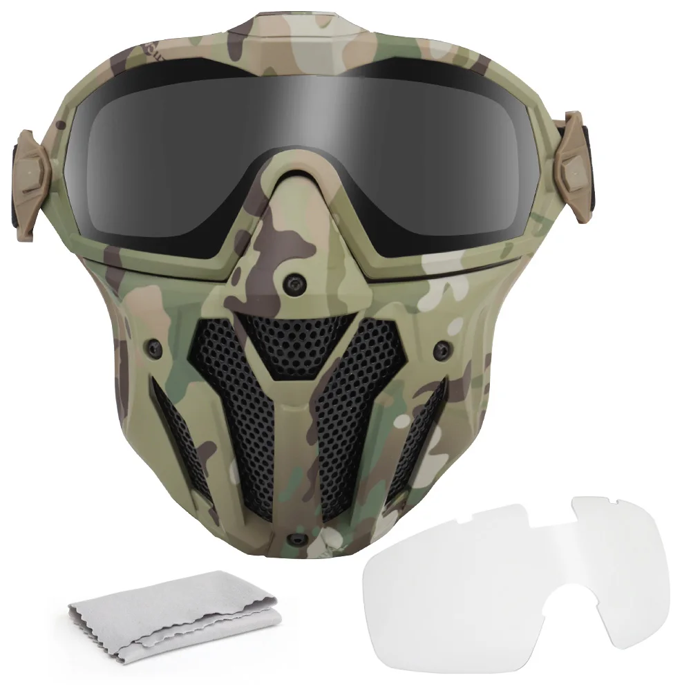 Tactical Airsoft Paintball Fac - Anti Pollution Mask ulasan dan harga