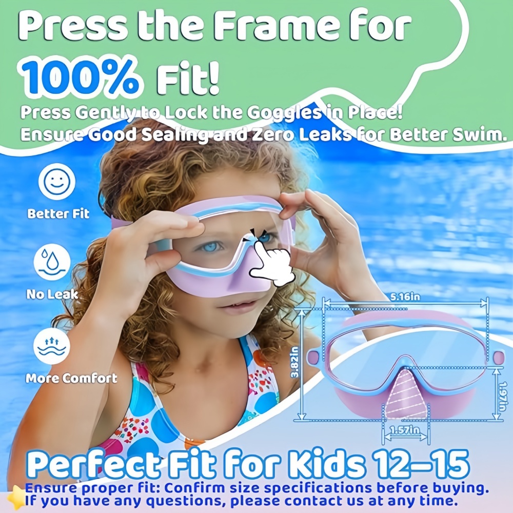 Kids Swimming Goggles with Nos - Anti Pollution Mask ulasan dan harga