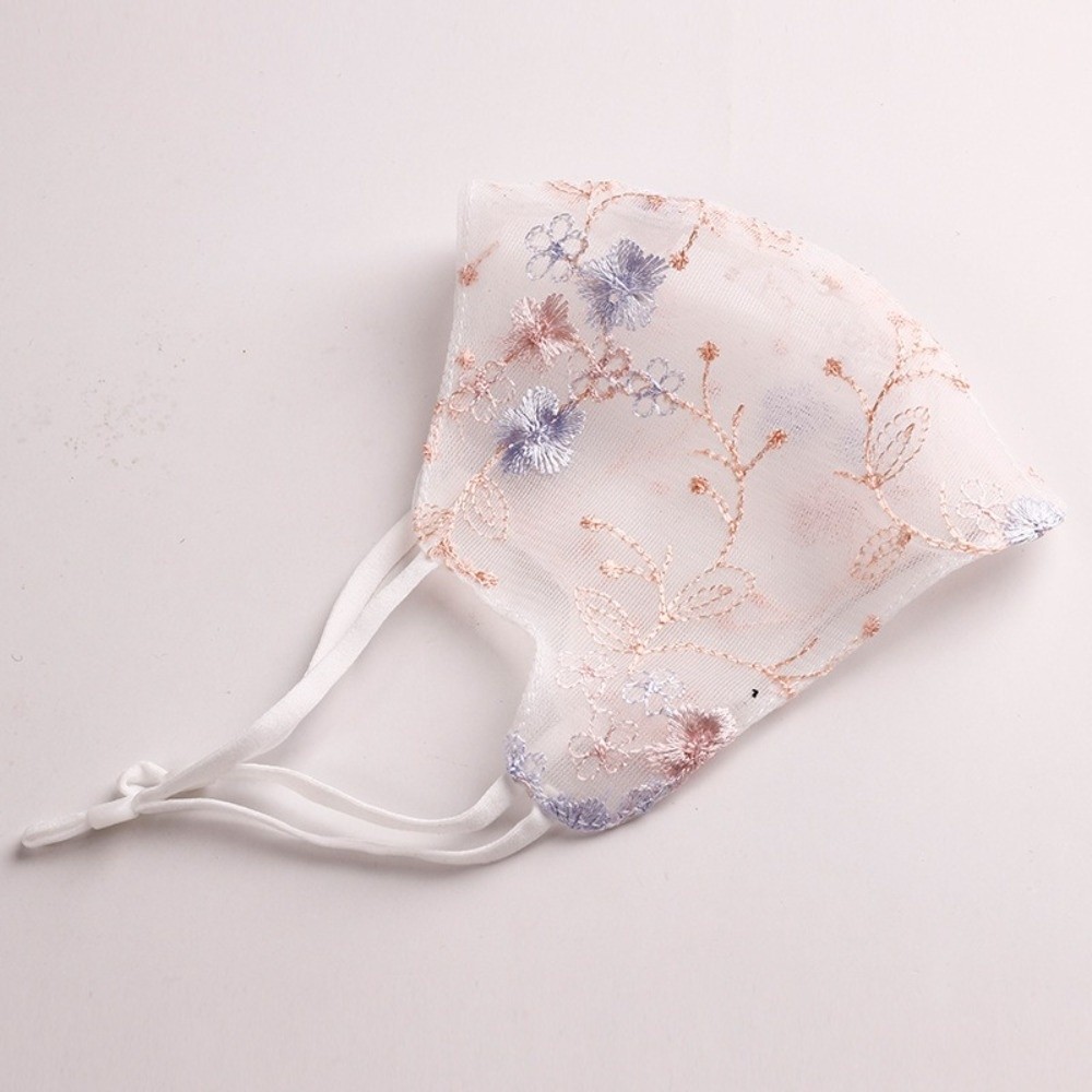 Classical Embroider Flower Vei - Cloth Face Mask Washable ulasan dan harga